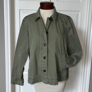 Madewell army green jacket